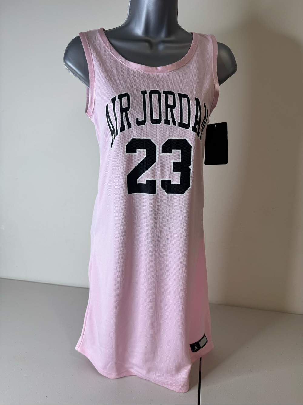 Air Jordan Pink 23 Sleeveless Jersey Dress